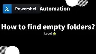 【 PowerShell one-line tips】How to find empty folders? (level 1)