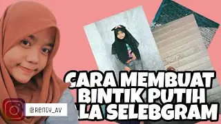 Cara membuat bintik putih di hp ala selebgram tanpa aplikasi dan hanya mengandalkan mentahan, keren!