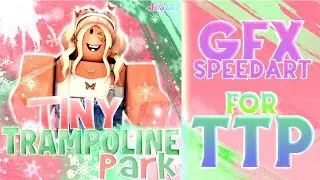 Tiny Trampoline Park Roblox GFX Speedart (150k members!) | CuteDolphin954