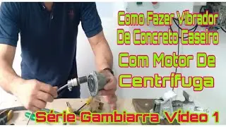 How to Make a Homemade Concrete Vibrator
