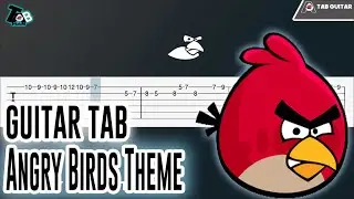 Angry Birds Theme - Guitar Tutorial (TAB)