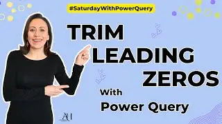 How To Trim Leading Zeros With Power Query - 
