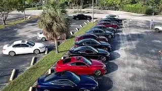 Cars and coffee Miami Biscayne 8/19