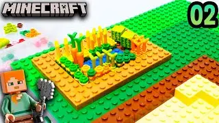 Building a Farm For My LEGO Minecraft The Mushroom House Diorama MOC