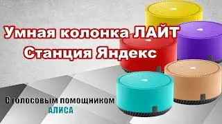 Умная колонка Лайт. Станция Яндекс. Обзор. Настройка