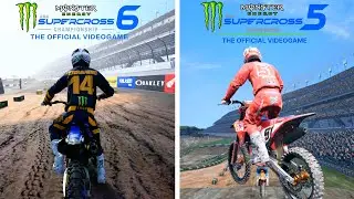 Supercross 6 VS Supercross 5 | Direct Comparison 2023