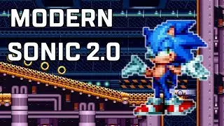 Modern Sonic 2.0 By Hortinus - Mod Showcase - Sonic Mania Plus