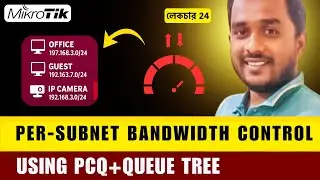 MikroTik Bandwidth Limit per Subnet Using Queue Tree + PCQ