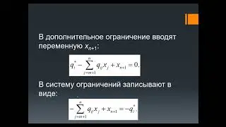Целочисленное программирование (метод Гомори)