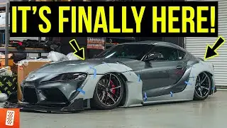 Building a WIDEBODY 2020 Toyota GR Supra - StreetHunter Complete Widebody Kit + Wing is HERE!