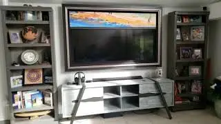NuAge PC TV Installation Behind Painting