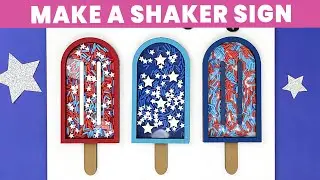 How to Make a Popsicle Shaker Sign