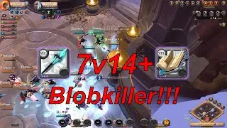 Blobkiller on the roads | crazy outnumbered fights Albion Online