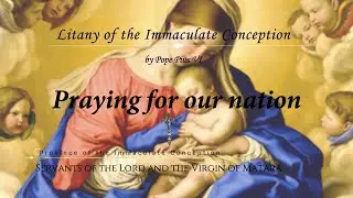 Litany of the Immaculate Conception - Praying for our nation