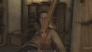 Shooting Arrows At The Potion Lady (Skyrim)