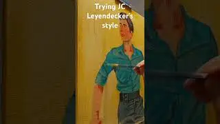 Full video here: Paint like JC Leyendecker in 7 easy steps!https://youtu.be/rkk6ZsPC1ts #art
