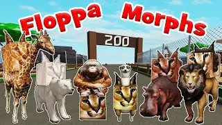 [🦁NEW] ШЛЁПА КАРТА ЗООПАРКА 6 ПОСЛЕДНИХ МОРФОВ Floppa Morphs ZOO MAP Roblox