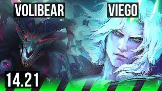VOLIBEAR vs VIEGO (JGL) | 8/1/1, Legendary | KR Master | 14.21