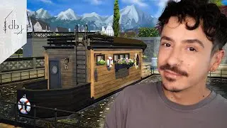 Building a TINY HOUSEBOAT | The Sims 4