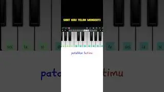 virgoun - saat kau tlah mengerti #shortfeed #piano #virgoun #pianotutorial