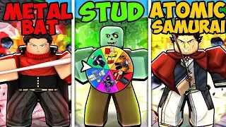 RANDOM WHEEL Chooses my CHARACTER in Roblox The Strongest Battlegrounds