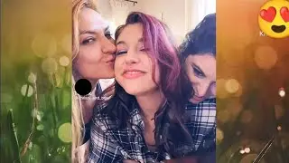 shower her with kisses #lesbiantiktok #wlw  #kiss 🏳️‍🌈🌈
