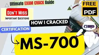 How I CRACKED MS-700 Exam in Just 6 Hours | Managing Microsoft Teams | Important Topics & Tips | PDF