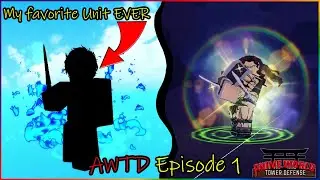 This is already my new favourite game | Anime World Tower Defense (Roblox)