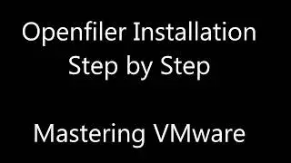 Openfiler Installation Step by Step