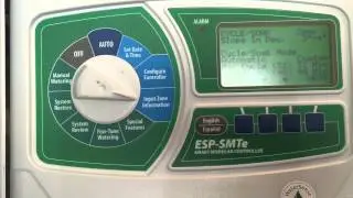 Rain bird ESP SMTe smart controler How to program