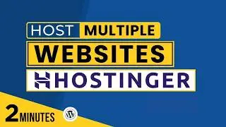 How To Host Multiple WordPress Sites On Hostinger 2024 | Add New Website In Hostinger