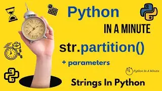 str.partition(sep) - Split Python Strings at First Occurrence of Separator