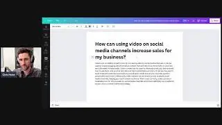 Let's experiment with Canva Docs/AI