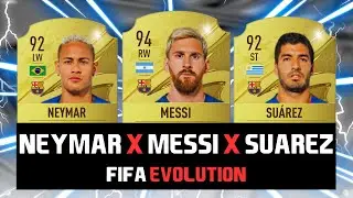 Messi VS Neymar VS Suárez FIFA EVOLUTION! 😢💔 FIFA 10 - EAFC 24