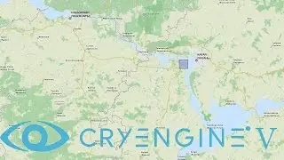 Cryengine V (Cryengine 5) #2 Создание ландшафта с реальной картой высот. Terrain. Height Map