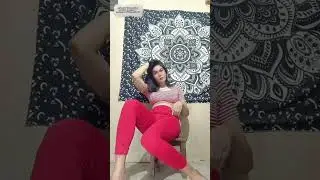 Transgender on leggings try on