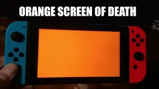 My Nintendo Switch Bricked.. (Orange Screen)
