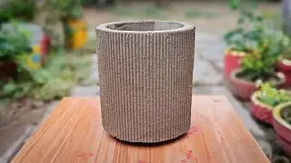 Creative Cement Pot, Gamla kaise banaen, DIY