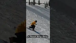 Is Telemark Skiing a Dance? #freeheellife #skiing #ski #telemark