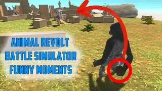 Godzilla animal revolt battle simulator funny moments || gorilla funny || animal revolt kong