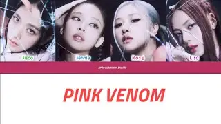 'Blackpink' pink venom lyric (colour code lyric) English