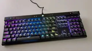 Corsair K70 MAX RGB Mechanical Keyboard Lighting Effects and Sound