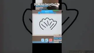 Pov : You Draw Shell  #roblox #robloxedit #robloxedits #drawing #robloxdrawing #robloxshorts #shorts
