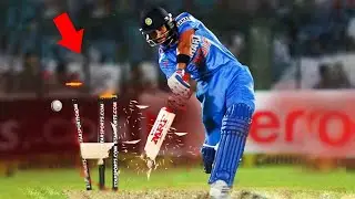 20 Bats Broken By Fast Bowlers In Cricket 😲