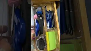 Organizing my office drawer *ASMR* Style #organization #office #home