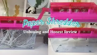 New Manual A4 A5 Shredder Creative || Unboxing and Review
