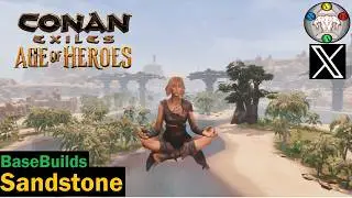 Conan Exiles- ep1/6 (Sandstone) Starter (Start-to-finish)