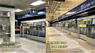 Siemens GTO vs IGBT-VVVF: Taipei Metro C321 & C341