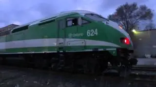 Various Via Rail, GO Transit, and Freight Train Action in Kitchener, ON Spring of 2012