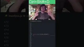 Hit Ctrl+Shift+D to fix your marital problems